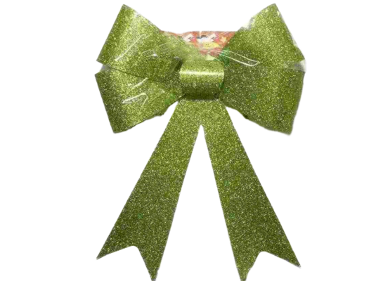 Kokarda brokatowa 40 cm zielona