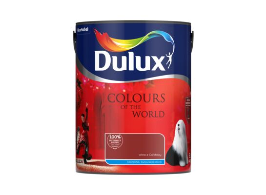 Farba lateksowa Dulux Kolory Świata Wino Z Cordoby 5 l