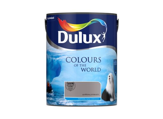 Farba lateksowa Kolory Świata grafitowy zmierzch 5 l Dulux