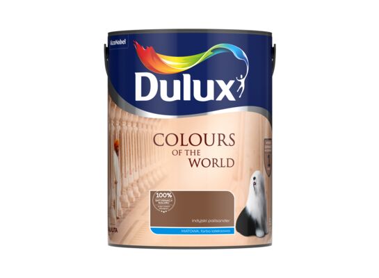 Farba lateksowa Dulux Kolory Świata Indyjski Palisander 5 l