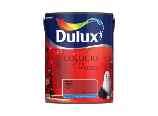 Farba lateksowa Dulux Kolory Świata Ogniste Flamenco 5 l