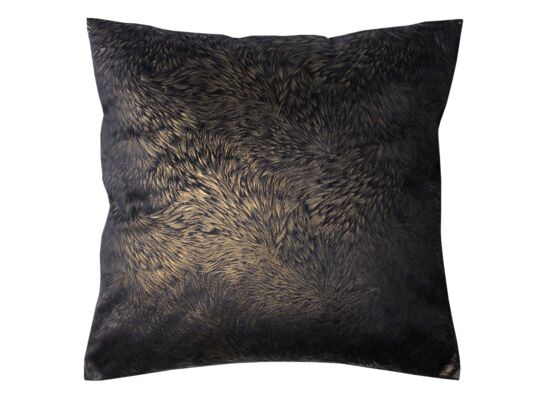 Poszewka Pavo 45 x 45 cm czarno-złoty