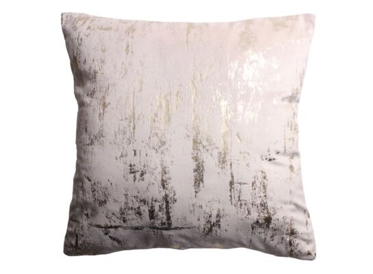 Poszewka Dore 45 x 45 cm ecru-złoty