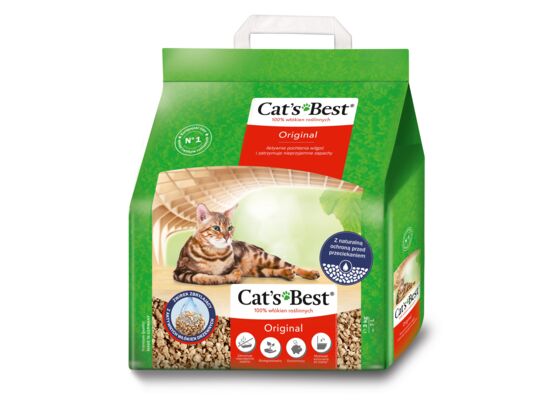 Żwirek drzewny Original zbrylający 2,1 kg 5 l Cat's Best