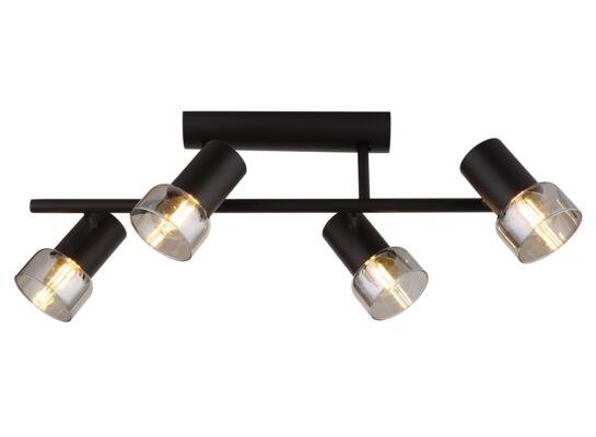 Lampa sufitowa Hatice E14 4 x MAX 15W 57,5 x 20 cm czarny