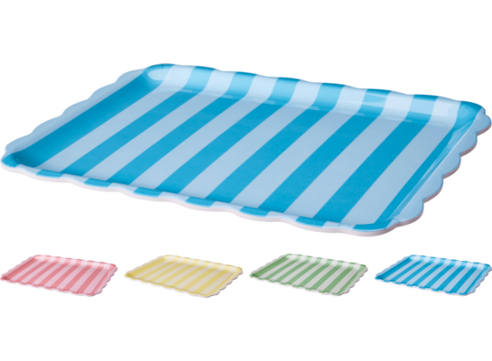 Taca do serwowania z melaminy 37 x 29 cm mix