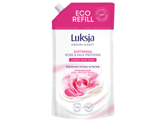 Mydło w płynie Rose 900 ml zapas