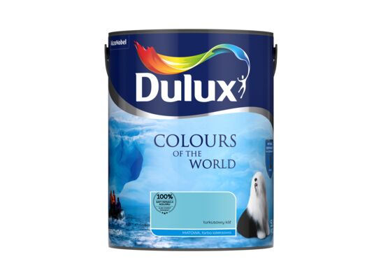 Farba lateksowa Kolory Świata turkusowy klif 5 l Dulux