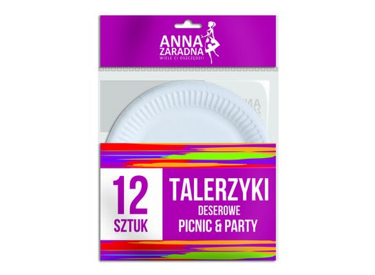 Talerzyki deserowe 12 sztuk ANNA ZARADNA