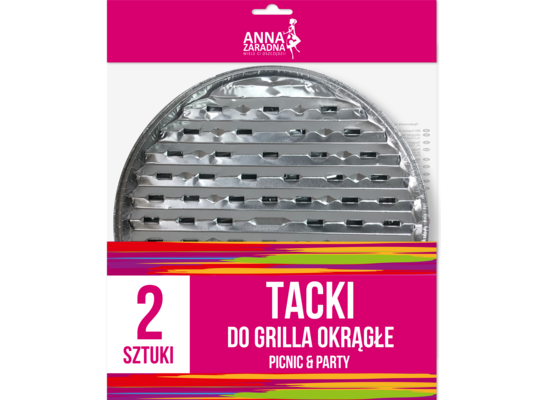 Tacki do grilla okrągłe 2 sztuk ANNA ZARADNA