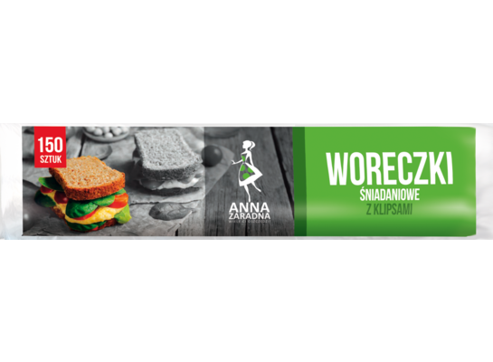 Woreczki śniadaniowe 18 x 28 cm 150 sztuk