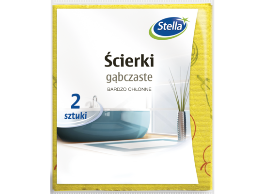 Ścierki gąbczaste 2 sztuki