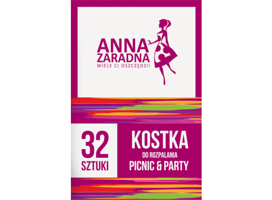 Kostki do rozpalania białe 32 sztuki