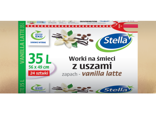 Worki na śmieci VANILLA LATTE 35 l 24 sztuk