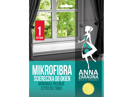 Ściereczka z mikrofibry do okien