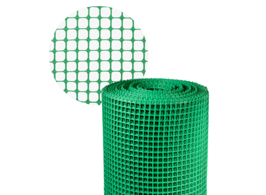 Siatka plastikowa ogrodzeniowa rabatowa 1x50 m 15x15