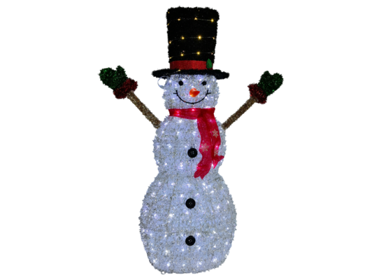 Figura ozdobna bałwan LED 130 cm