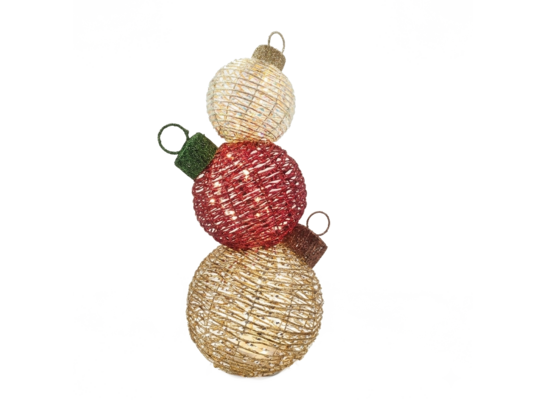 Figura ozdobna bombki LED 63 cm