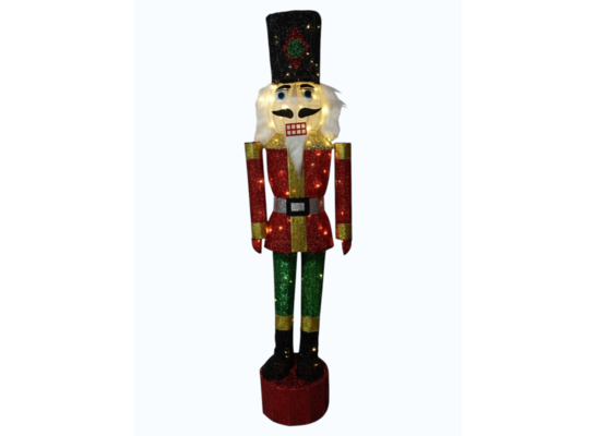 Figura ozdobna dziadek do orzechów LED 120 cm