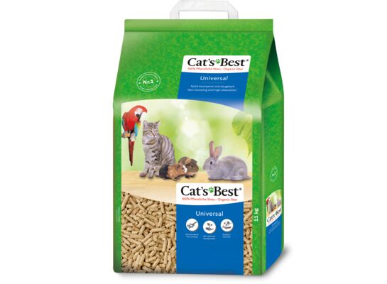 Żwirek drzewny niezbrylający UNIVERSAL dla zwierząt domowych 11 kg 20 l Cat's Best