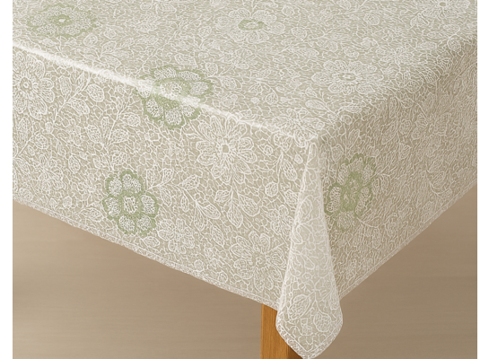 Cerata PVC półtransparentna kwiaty 137 cm 20 mb