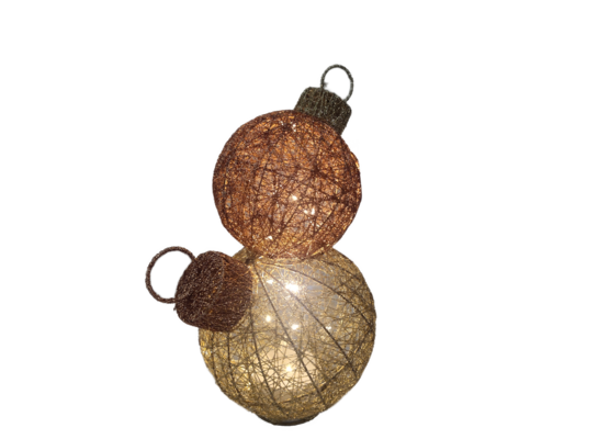 Figura ozdobna ruchoma - bombki LED 38 cm