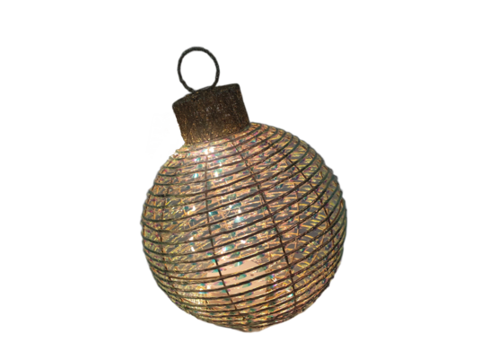 Figura ozdobna ruchoma - bombka LED 34 cm