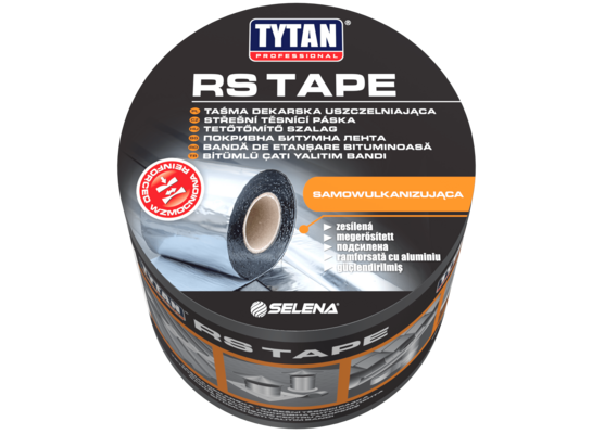 Taśma dekarska uszczelniająca wzmocniona RS TAPE 15 cm x 10 m antracyt TYTAN PROFESSIONAL