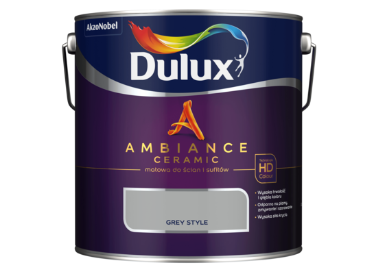 Farba ceramiczna AMBIANCE CERAMIC Grey Style 2,5 l Dulux