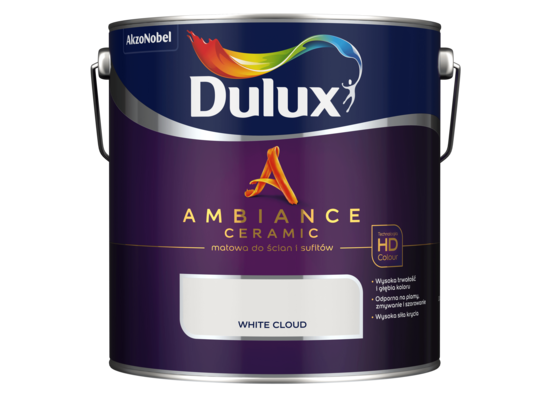 Farba ceramiczna AMBIANCE CERAMIC White Cloud 2,5 l Dulux