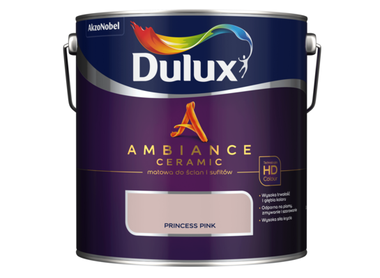 Farba ceramiczna AMBIANCE CERAMIC Princess Pink 2,5 l Dulux