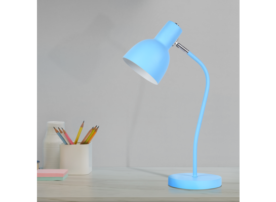Lampa biurkowa MIMI niebieska E27