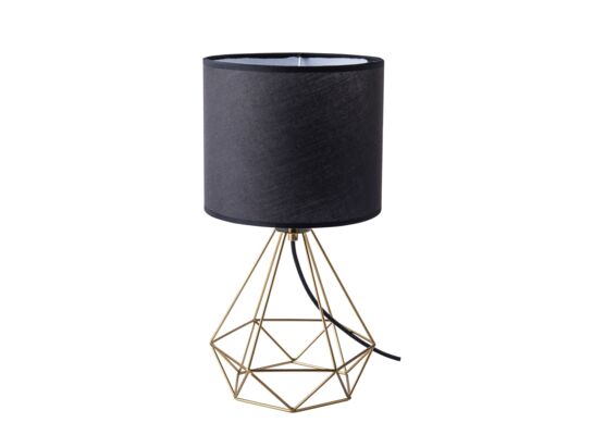 Lampa stołowa HIRA Gold+Black 1xE27