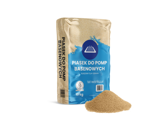 Piasek filtracyjny do pomp basenowych 10 kg Wworku.pl
