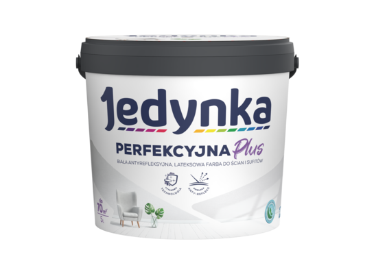 Farba lateksowa Perfekcyjna Plus 5 l Jedynka