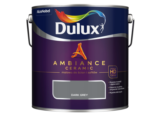Farba ceramiczna AMBIANCE CERAMIC Dark Grey 2,5 l Dulux