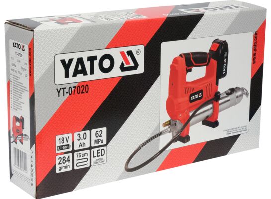 Smarownica akumulatorowa 18 V 620 bar 3 Ah YATO