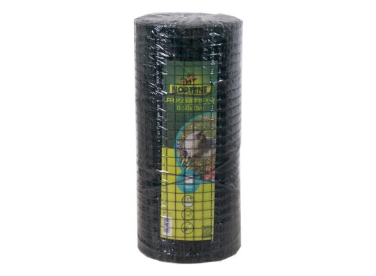 Siatka metalowa zgrzewana punktowo zielona FENSANET PLAST oczko 19 x 19 mm 0,5 x 25 m NORTENE