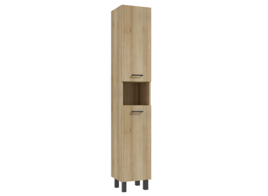 Słupek łazienkowy stojący Novelity 174 x 30 x 30 cm buk truflowy