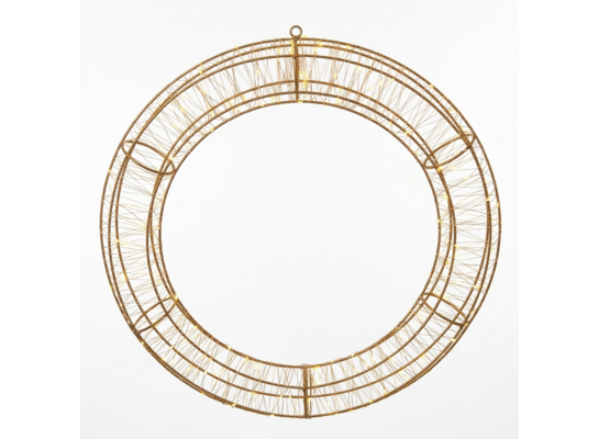 Wianek ozdobny LED śr. 50 cm