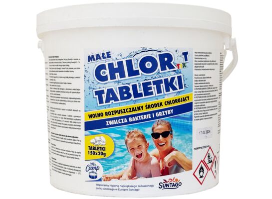 Tabletki małe CHLORTIX T 20g/3 kg Mr. Camp