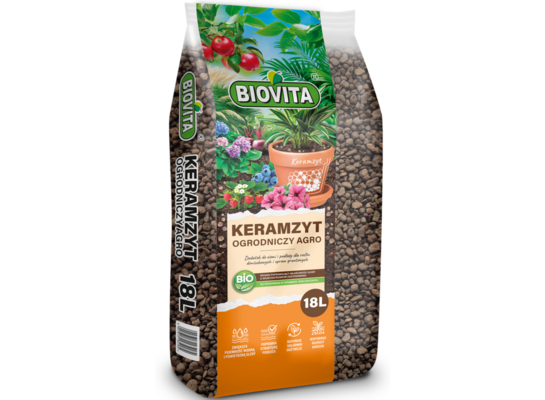 Keramzyt ogrodniczy Agro 18 l 8 - 16 mm BIOVITA