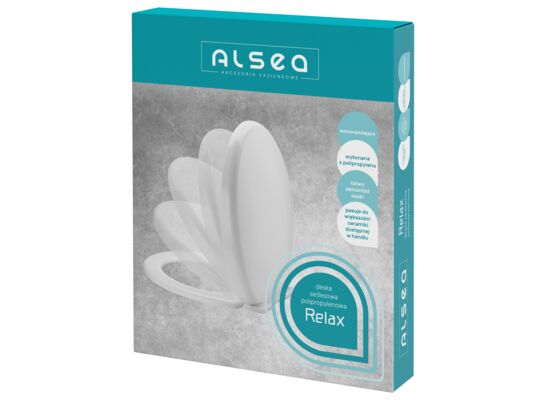 Deska sedesowa PP RELAX 00967 biała Alsea