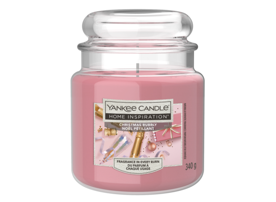 Świeca Home Inspiration słoik średni Christmas Bubbly Yankee Candle