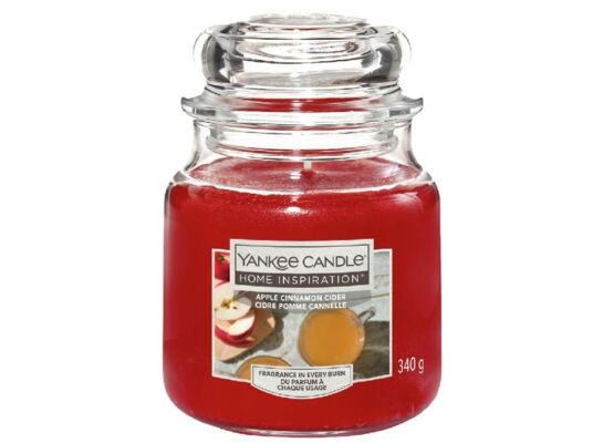 Świeca Home Inspiration słoik średni Apple Cinamon Cider Yankee Candle