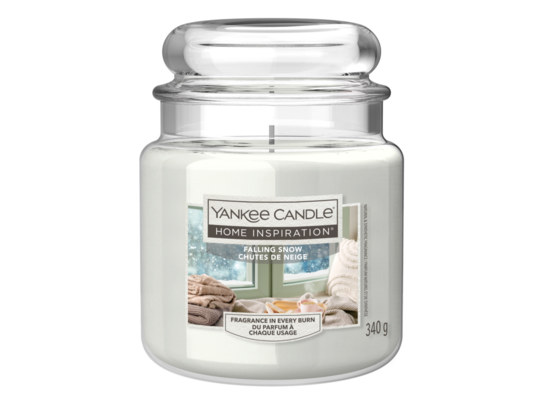 Świeca Home Inspiration słoik średni Falling Snow Yankee Candle