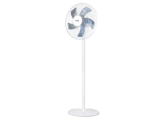 Wentylator podłogowy 50 W 40 cm z oscylacją biały NEO TOOLS