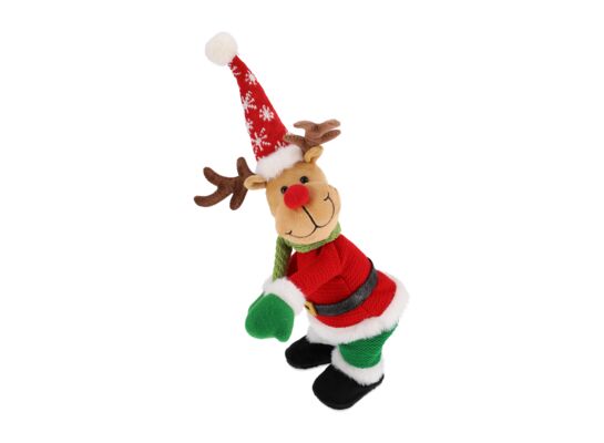Kwiatki brokatowe z dzwonkami 12 cm 4 sztuki szampański