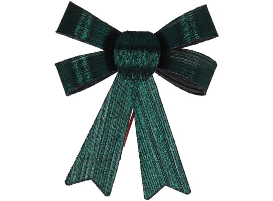 Kokarda dekoracyjna 3 sztuki 12 cm zielony