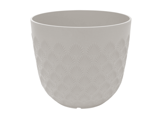 Doniczka Melody Scallop 36 cm złamana biel